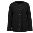thumbnail image 2 of Solid Color Plush Sweater for Womens Plus Size Coat Pockets Outerwear Buttons Cardigan, 2 of 6