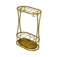thumbnail image 1 of Paragüero de metal con 8 ganchos, independiente, 32 x 18 x 47 cm, diseño hueco, organizador de con bandeja de goteo para la entrada., 1 of 8