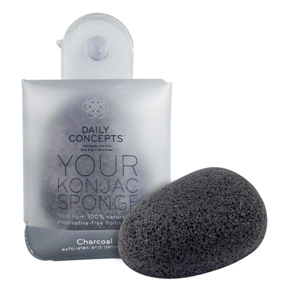 Daily Concepts - Votre Éponge de Konjac Charbon