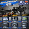 thumbnail image 2 of Blaster de espuma automático iNeef tipo francotirador con 120 dardos, 2 of 9