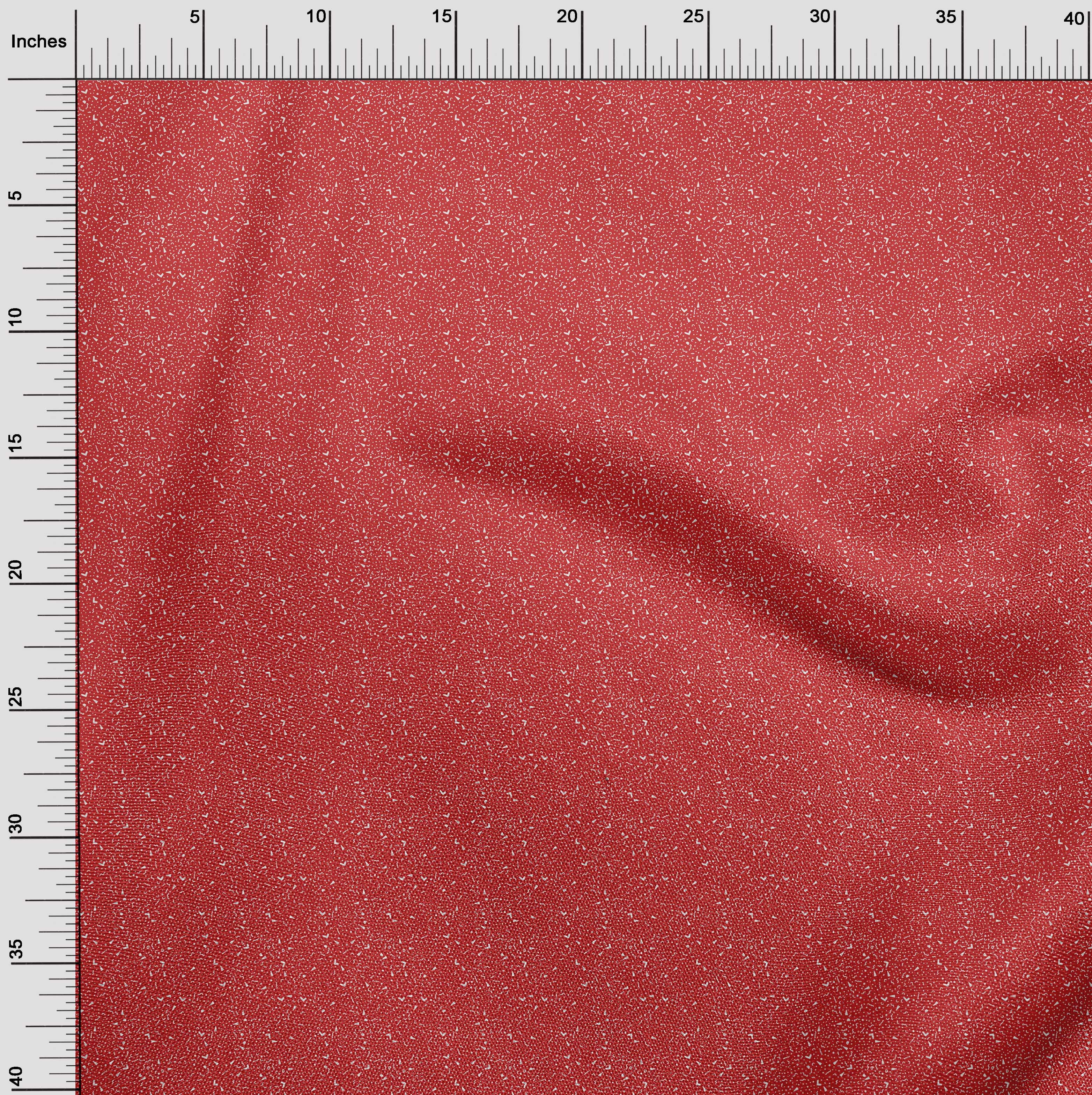 oneOone Cotton Jersey Red Fabric Christmas Sewing Material Print Fabric By The Yard 58 Inch Wide