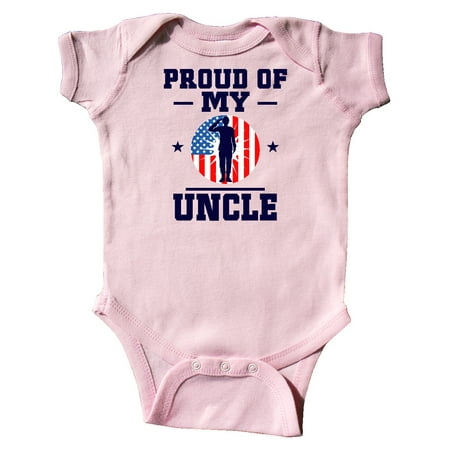 

Inktastic Military Uncle Proud Nephew Gift Baby Boy or Baby Girl Bodysuit