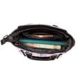 thumbnail image 5 of Lsque Butterfly Pattern Leather Rivet Shoulder Bag – Elegant Genuine Leather & Microfiber PU Crossbody with Detachable Adjustable Strap, 5 of 5
