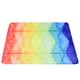 thumbnail image 5 of Alfombrilla de baño antideslizante de franela con cuadrícula de colores, de secado rápido y apta para la cocina, 5 of 8