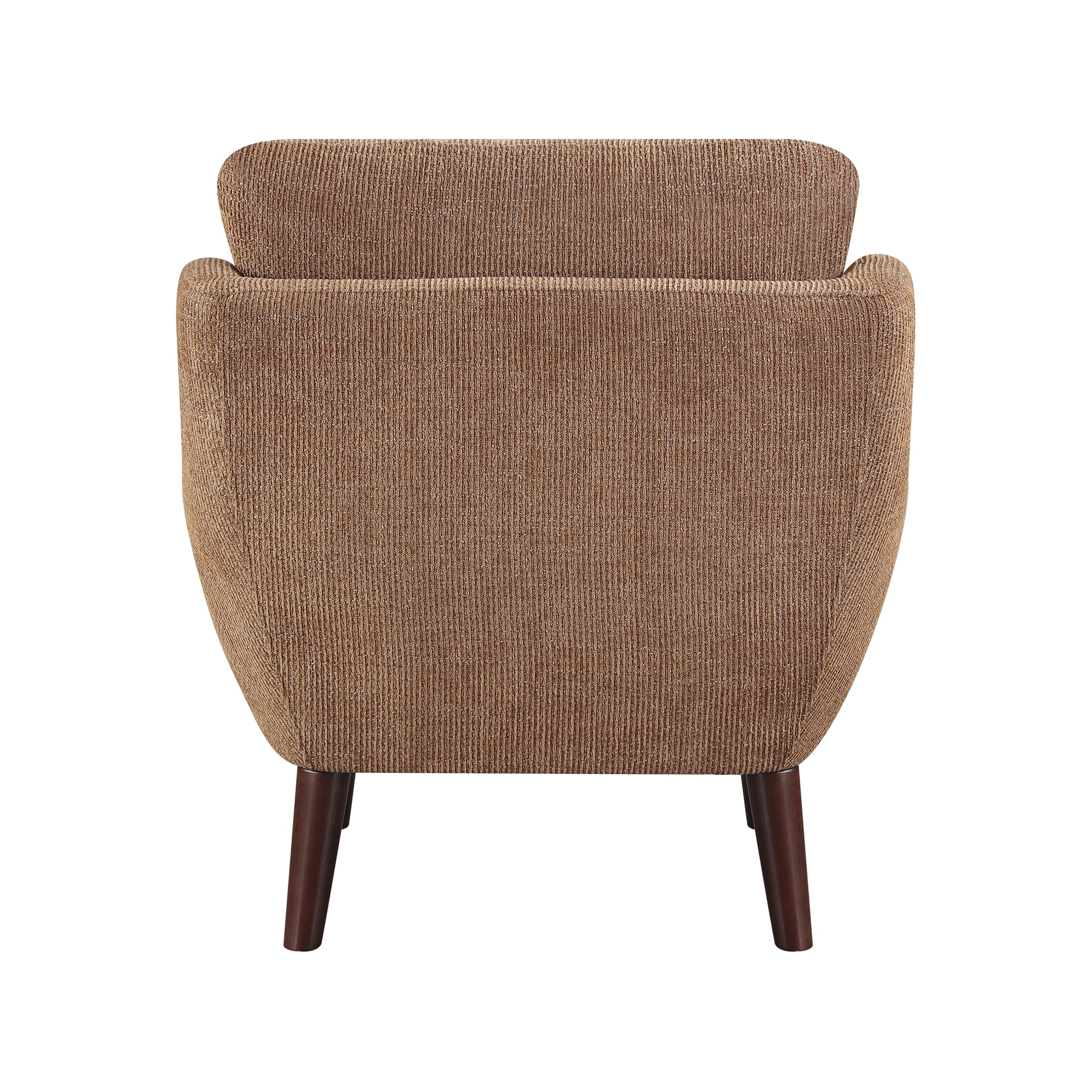 OakvillePark Silverquartz Chenille Accent Chair, Orange