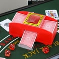 thumbnail image 6 of WYZworks Red Casino 2 Deck Automatic Playing Card Shuffler - Battery Operated Electric for Blackjack and Poker Playing Card Games (1-2 Deck, Cards and Battery not Included), 6 of 6