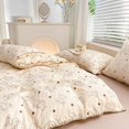 thumbnail image 2 of Cute Cartoon Bear Bedding Set Simple Duvet Cover Cotton Bed Linens Bed Sheets Pillowcase Single Double For Kids Decor Home, 2 of 7