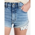 thumbnail image 4 of Kacey Lee Women's Classic Cut Off Shorty Shorts, Sizes 0-18, 4 of 6