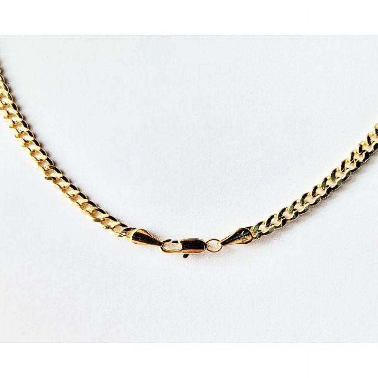 14k Bonded Gold Cuban Chain with Crucifix Cross Pendant, Best Unisex Christmas Gift for Women, Men, Mother, Father, Girlfriend, Boyfriend, Her, Him, 14k Necklace with Charm, Best jewelry Gifts