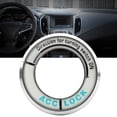 thumbnail image 3 of Aramox Car Luminous Ignition Switch Ring Circle Key Hole Cover Trim For  Cruze, 3 of 8