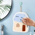 thumbnail image 4 of Ofertas Exclusivas, Preciosa toalla de baño para el hogar de lana coral para colgar con vegetales y súper absorbente Akmoler, 4 of 8
