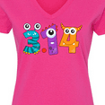 thumbnail image 4 of Inktastic Monsters Like Pi- Pi Day Numbers Women's V-Neck T-Shirt, 4 of 5