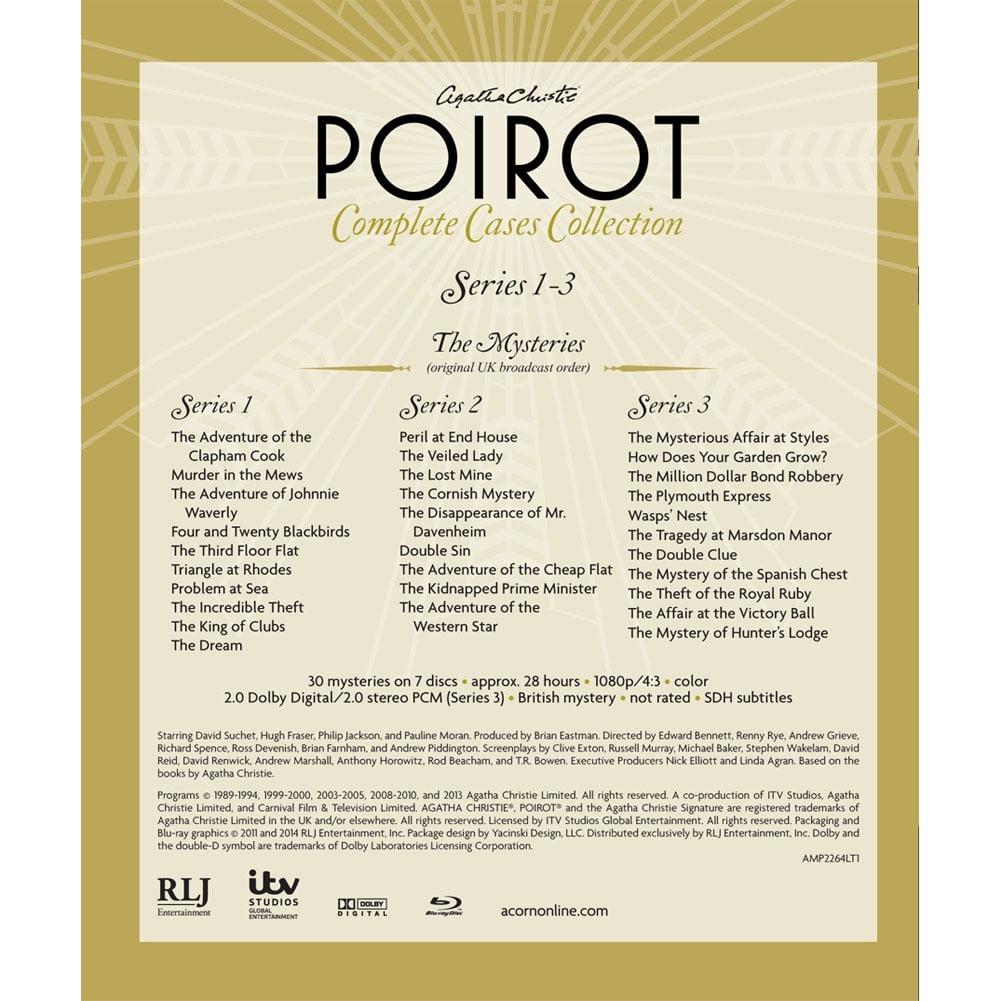 Poirot: The Complete Cases Collection (DVD)