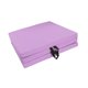 thumbnail image 5 of Tri plegable Mat de ejercicio gimnasia Mat de equilibrio entrenamiento impermeable con manijas de transporte entrenamiento fácil de almacenar plegable Púrpura ligera, 5 of 8