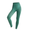 thumbnail image 3 of Outfmvch compression leggings for women Tummy Control Bootcut Pants Butt Lifting Leggings High Waisted Workout Leggings Womens Pull On Side Pockets No Front Seam Leggings for Women Light Green S, 3 of 7