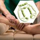 thumbnail image 1 of Rodillo de masaje de piernas y pantorrillas, herramienta ligera para masaje de piernas y músculos de muslos y pantorrillas, ideal para culturismo en Verde, 1 of 8