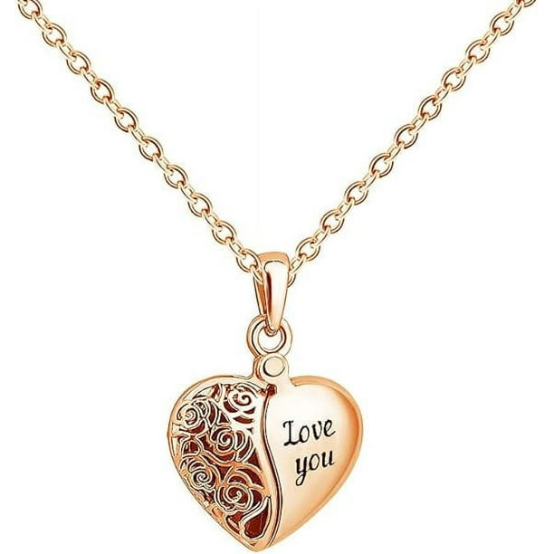 Personalized photo locket necklace walmart sale
