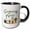 Black/White, variant on 3drose, Gardening Guru Design, 11oz Two-tone Black Mug