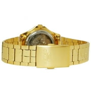Seiko Mens 5 All Gold-plated Stainless Steel Watch SNKK98