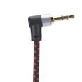 thumbnail image 3 of Conector macho de 90° 3,5 mm a cable de audio masculino 2RCA Cable de micrófono estéreo ABS para altavoz DVD, 3 of 8
