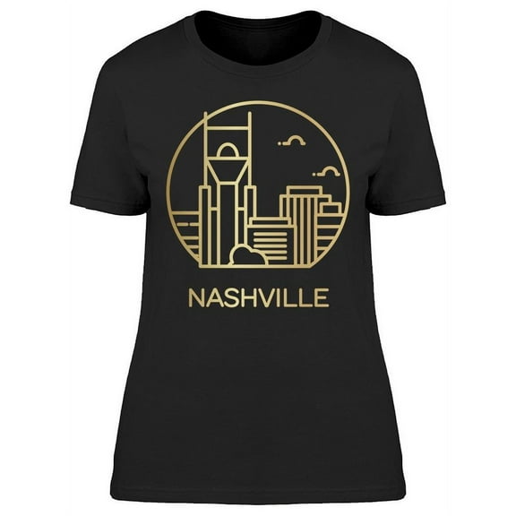 Nashville City Icon T-Shirt Women -Image by Shutterstock, Female Small