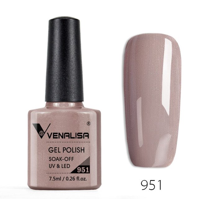 Venalisa-esmalte de Gel para uñas con purpurina reflectante, pigmento de cobertura completa de Color neón, barniz de Gel UV para manicura Tan Jianjun unisex