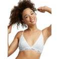 thumbnail image 2 of Hanes Originals Women's Triangle Bralette, Breathable Stretch Cotton, 2-Pack, Sytle MHO102, 2 of 10