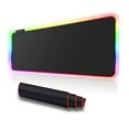 thumbnail image 1 of Bamboohart Large Gaming Mouse Pad Wireless Charging RGB Gaming Mouse Pad Cool Pad Long Glowing Multicolor Lighting Mousepad Non-Slip Rubber Computer Keyboard Mat Desk Pad, 1 of 5