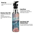 thumbnail image 3 of ALAZA Whale Swims in The Sea Water Bottle Insulated Flask Stainless Steel Straw Lid 20 oz, 3 of 6
