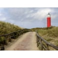 thumbnail image 2 of Allen, Kimberly 18x15 Black Ornate Wood Framed with Double Matting Museum Art Print Titled - Lighthouse, 2 of 4