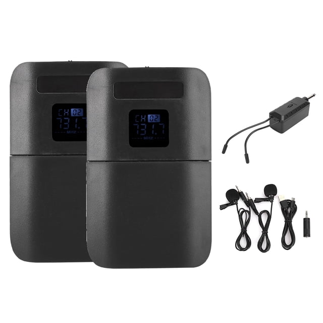 Micrófono de solapa con clip universal E8, inalámbrico, portátil, multiusos