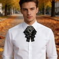 thumbnail image 6 of TTJ Vintage Multi-Layer Convertible Bow Accessory 2-in-1 Crystal Bowknot Collar Accent For Men Women Elegant Retro Formal Brooch For Wedding Party Evening Wear Statement Piece, 6 of 6