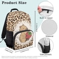 thumbnail image 7 of Yuyamidu Capybara School Backpack for Girls Kids Bookbag for Elementary Middle School, Leopard Print Casual Back Packs Lightweight Bookbag Outdoor Daypack, 7 of 7