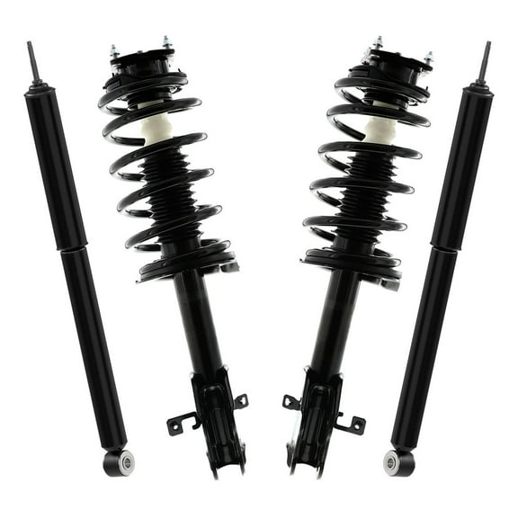 AutoShack Front and Rear Complete Strut & Coil Spring Assemblies & Shock Absorbers - Driver and Passenger Side for Ford & Lincoln, Edge 2011-2014 MKX 2011-2015, AWD FWD L4 2.0L V6 3.5L 3.7L