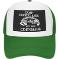 thumbnail image 2 of Camp Crystal Lake Mesh Back Trucker Cap Baseball Cap, 2 of 8