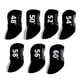 thumbnail image 1 of de 7 piezas de neopreno, palo para golf, putter de hierro, cubierta para cabeza, de protectores, unisex, adultos, niños, para golf, Negro DYNWAVEMX Cubierta de la cabeza del hierro del golf, 1 of 8