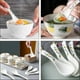 thumbnail image 3 of Ceramic Soup Spoon Japanese Spoon for Home 4Pcs Assorted, 3 of 5