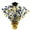 Blue and Gold w/ Gold Base, variant on PMU Graduation Centerpieces for Table 2026, Blue and White w/ Blue Base Graduation Table Decorations, Grad Balloon Weight Centerpiece, Grad Party Decor 15in / 7.34cm