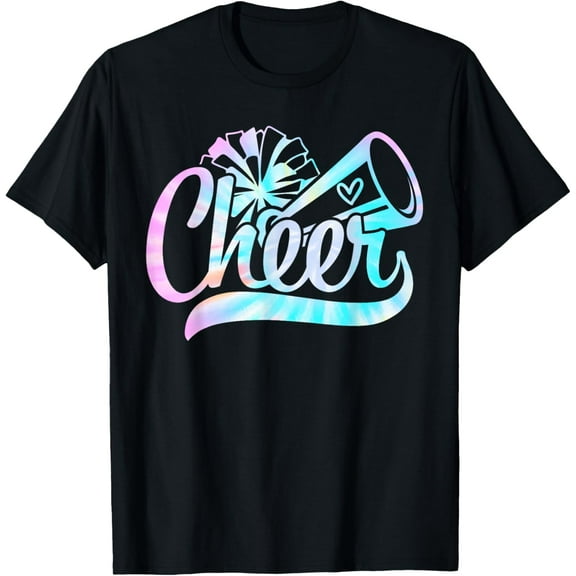 Tie Dye Cheer Cheerleading for Cheerleader Squad Girl BFF T-Shirt