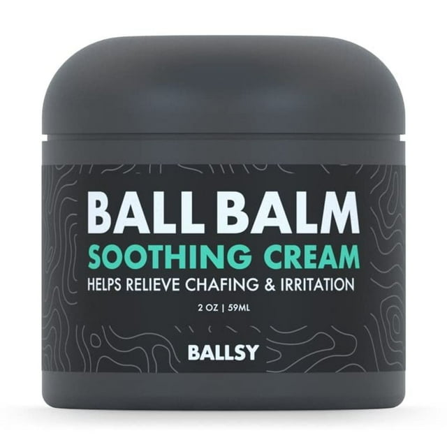Ballsy Bálsamo para la ingle Crema calmante hidratación profunda para piel seca o irritada para el área de la ingle Tamaño conveniente 2 oz 2 onzas (paquete de 1)