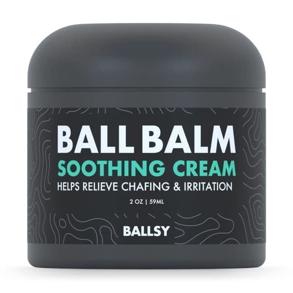 Ballsy Bálsamo para la ingle Crema calmante hidratación profunda para piel seca o irritada para el área de la ingle Tamaño conveniente 2 oz 2 onzas (paquete de 1)