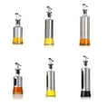 thumbnail image 4 of Advancent Botella de aceite de cocina, botellas de condimentos, condimento sellado, dispensador de cocina de acero inoxidable, vidrio, prensa Cocina y Comedor Escala 300ML Advancent HA009719-05B, 4 of 6