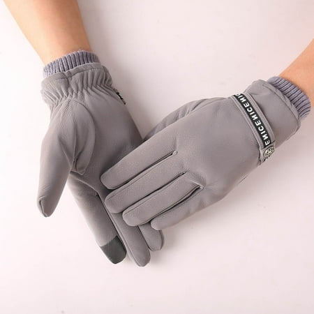

JNGSA Work Gloves Winter Work Gloves Men Winter Gloves Warm Touchscreen Gloves Windproof Gloves For Men Clearance