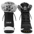 thumbnail image 4 of Women’s Snow Boot With Waterproof Lace Up Mid-Calf Outdoor Winter Deep Tread Rubber Sole, 4 of 7