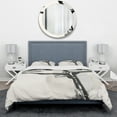 thumbnail image 2 of Designart 'Abstract Neutral II' Geometric Duvet Cover Set, 2 of 4