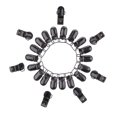 thumbnail image 2 of 25x DIY Mujeres Liguero Muslo Liguero Cinturón Medias Camisa Negro Zulema  clips de liga, 2 of 7