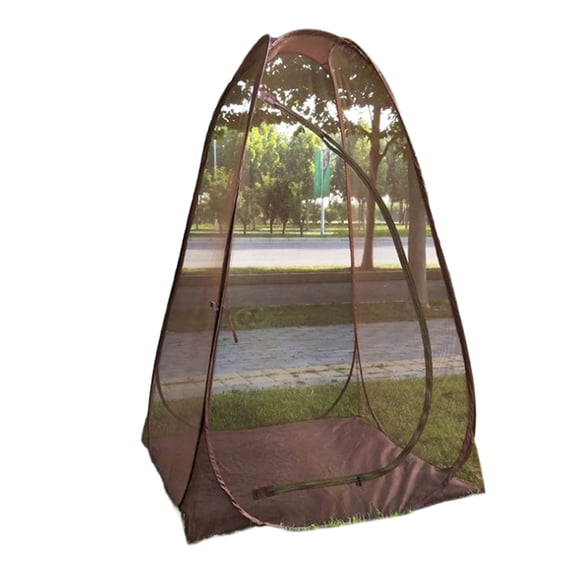 Quickly Fold Camping Tent Single Person Outdoor Camping Meditations Tent Portable Steel Wire Mosquitoes Meshes Tent