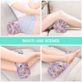 thumbnail image 7 of Cylindrical Pillow Decorative Neck Roll Pillow with Removable Washable Cover Roll Pillow for Knee Leg Neck Lavender and Pink Flowers, 7 of 7