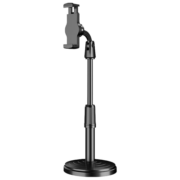 DEEPCRAFF Adjustable Black Plastic Phone Stand for Desk with Stable Secure Support for Mobile
