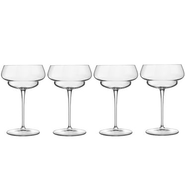 Luigi Bormioli Backdoor 20's Great Gatsby 10 Oz Cocktail Glass - Set of 4, Clear